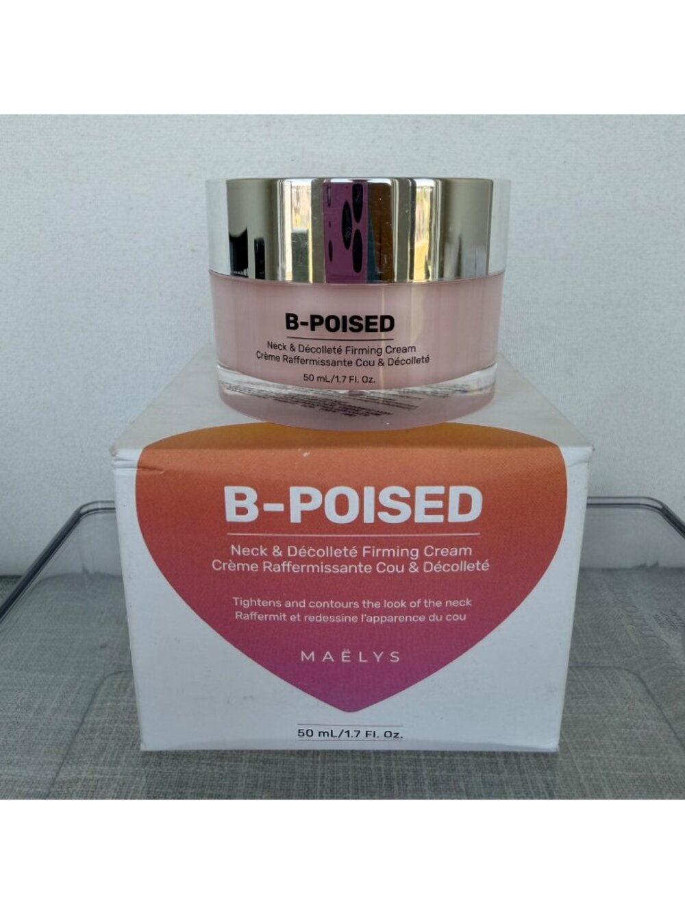 $54 NEW MAELYS B-POISED NECK & DÉCOLLETÉ FIRMING CREAM 50ML